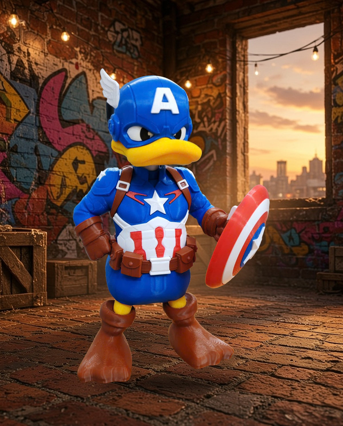 Captain Duck – FABBOX 3D printed