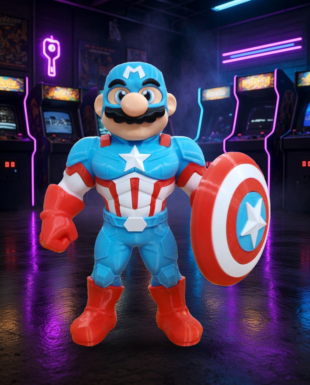 Captain Mario – FABBOX 3D printed