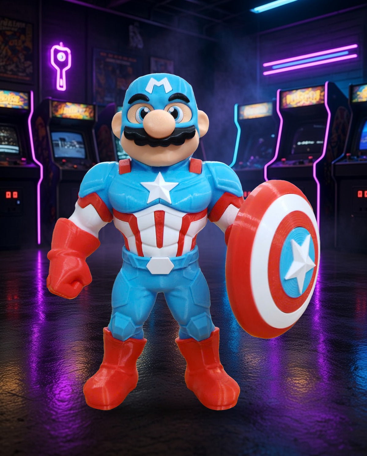 Captain Mario – FABBOX 3D printed
