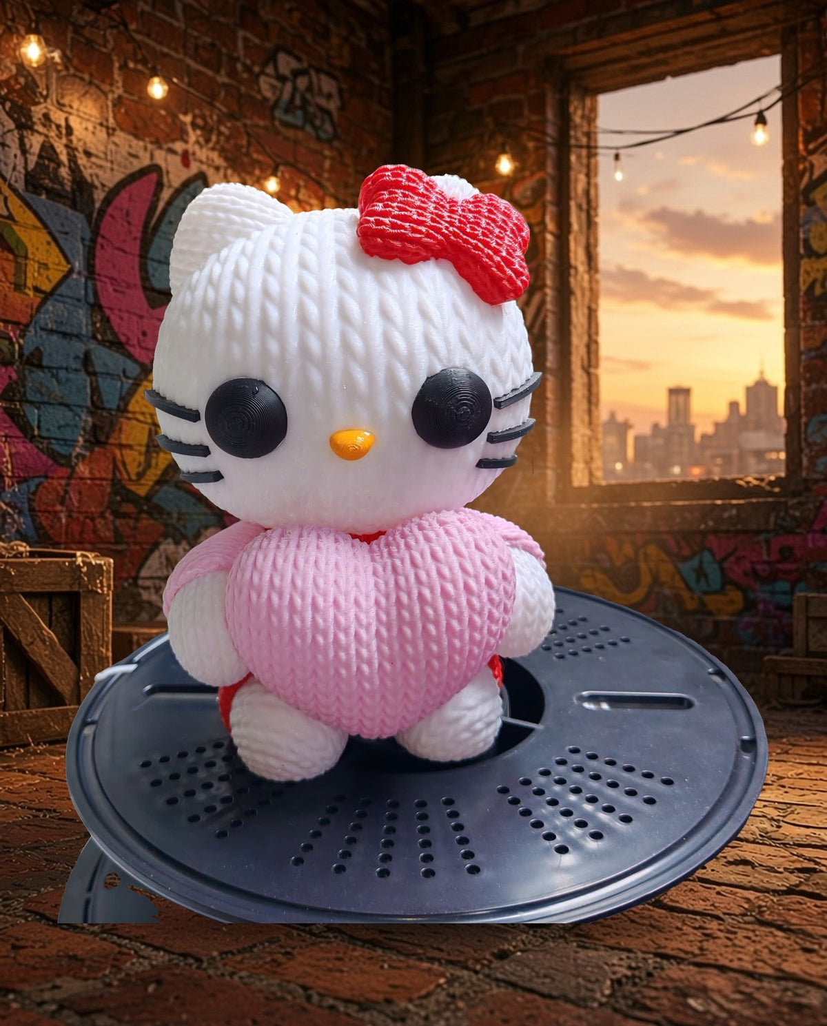 Crochet Hello Kitty – FABBOX 3D printed