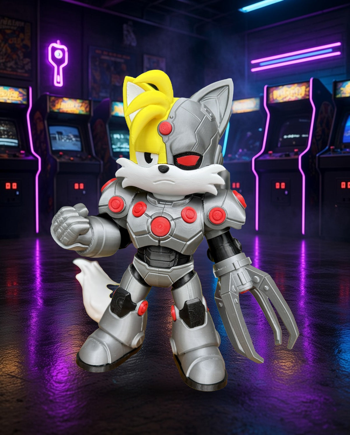 Cyborg Tails – FABBOX 3D printed