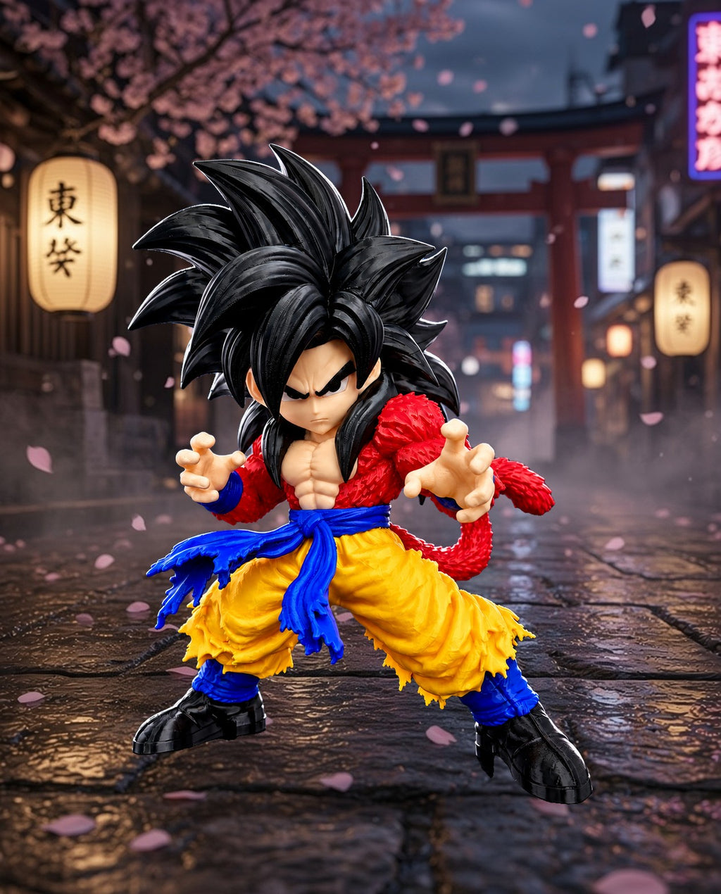 Goku Super Saiyan 4 – FABBOX 3D printed