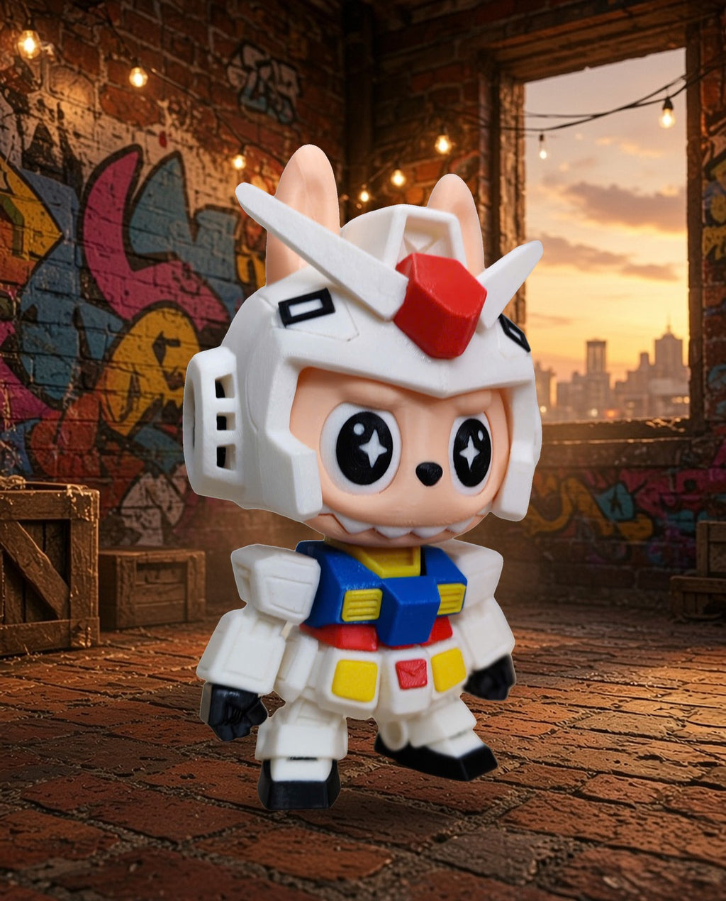 Gundam Labubu – FABBOX 3D printed