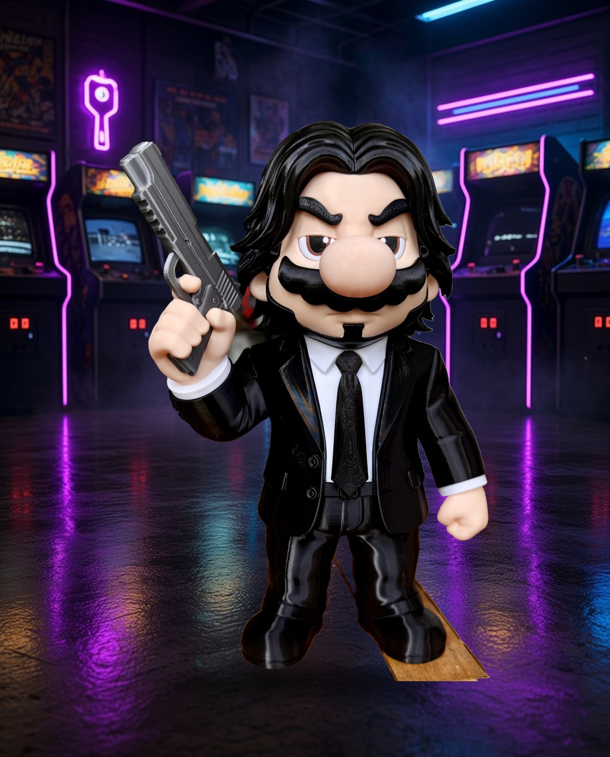 Mario John Wick – FABBOX 3D printed