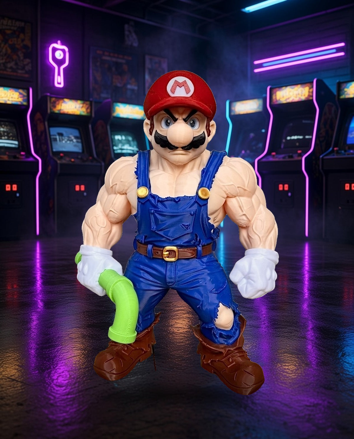 Muscle Mario – FABBOX 3D printed