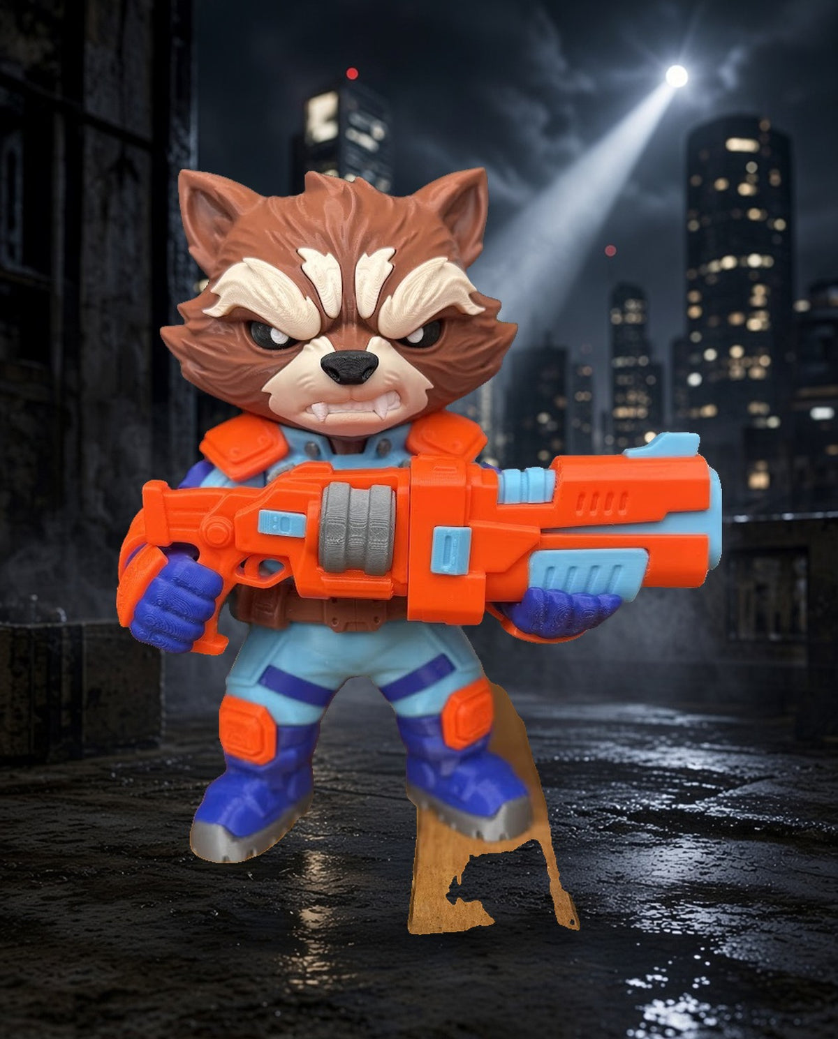 Rocket Raccoon – FABBOX 3D printed