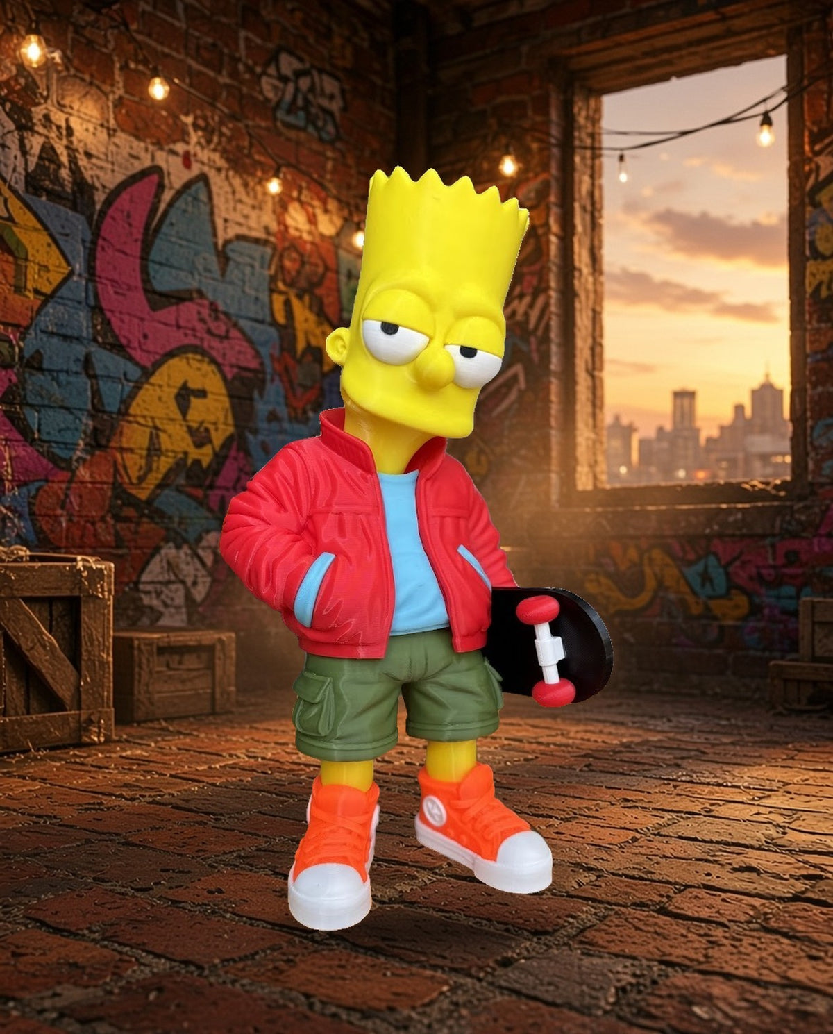 Urban Bart Simpson – FABBOX 3D printed
