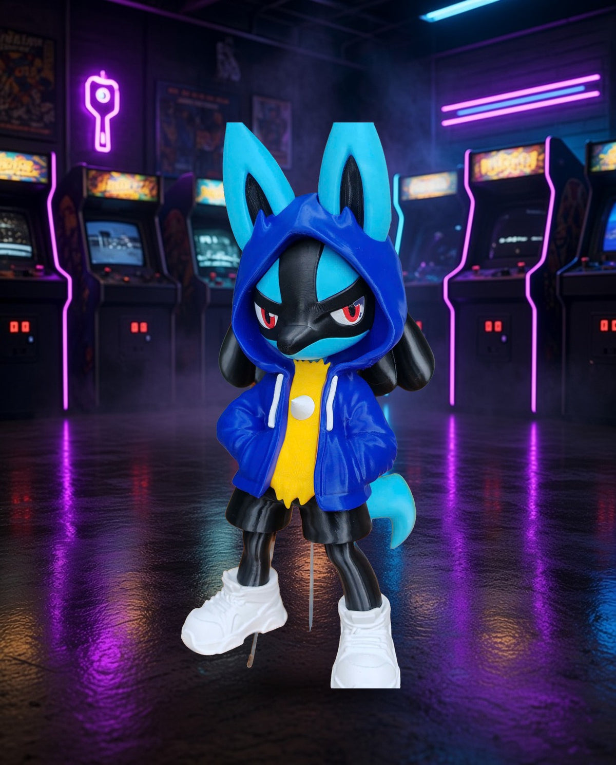 Urban Lucario – FABBOX 3D printed