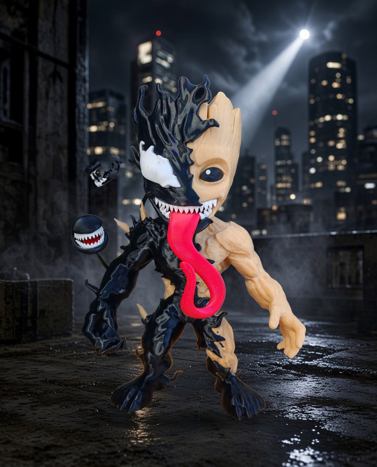 Venomized Baby Groot – FABBOX 3D printed