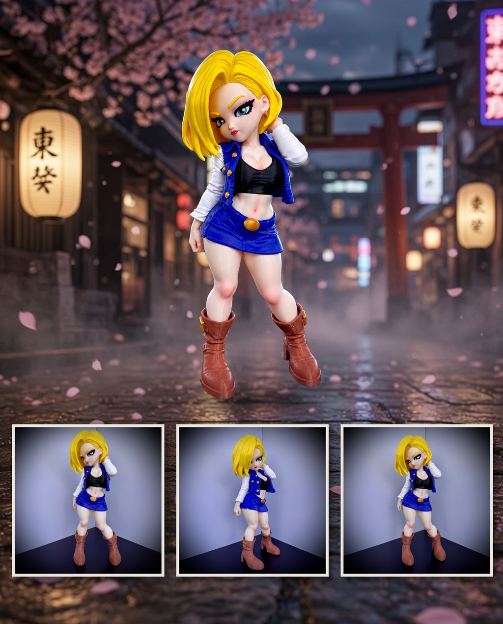 Android 18 – FABBOX 3D printed