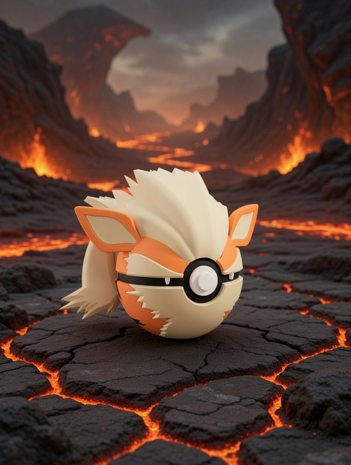 Arcanine Character Ball – FABBOX 3D printed