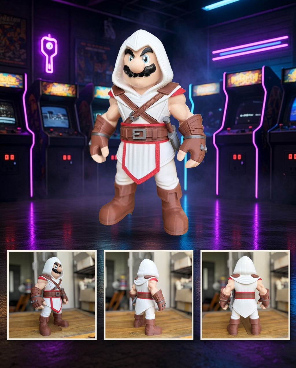 Assassin's Creed Mario – FABBOX 3D printed