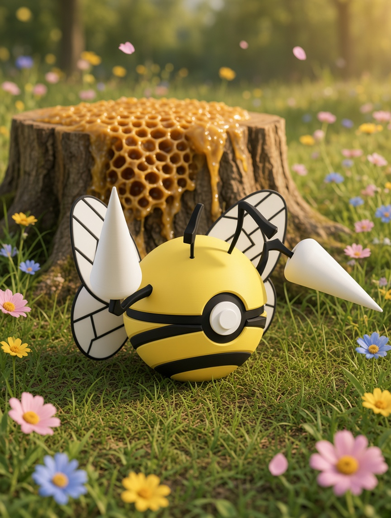 Beedrill Character Ball – FABBOX 3D printed