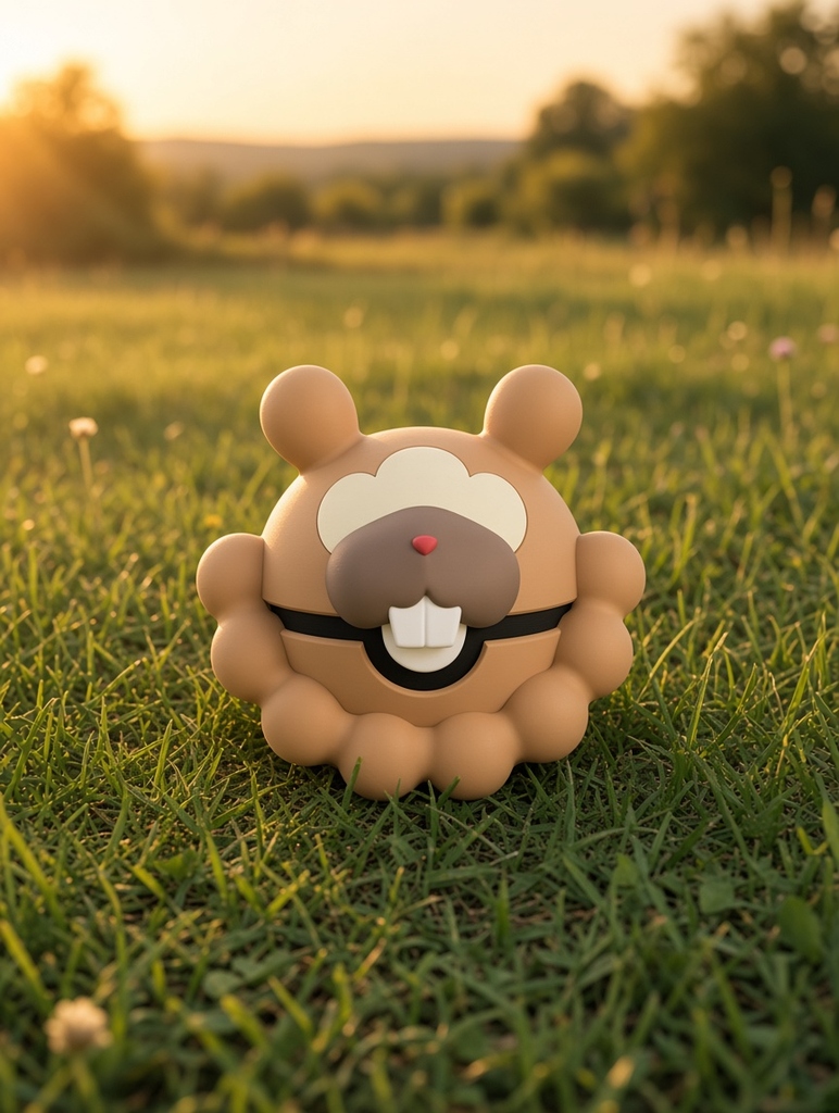 Bidoof Character Ball – FABBOX 3D printed