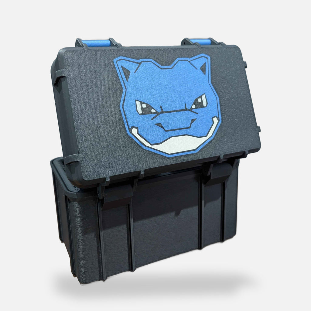 Blastoise Head Trading Card Top Loader Storage Box – FABBOX 3D printed