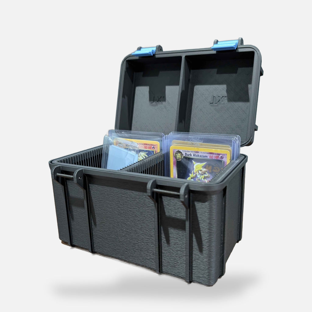 Blastoise Head Trading Card Top Loader Storage Box – FABBOX 3D printed – view 3