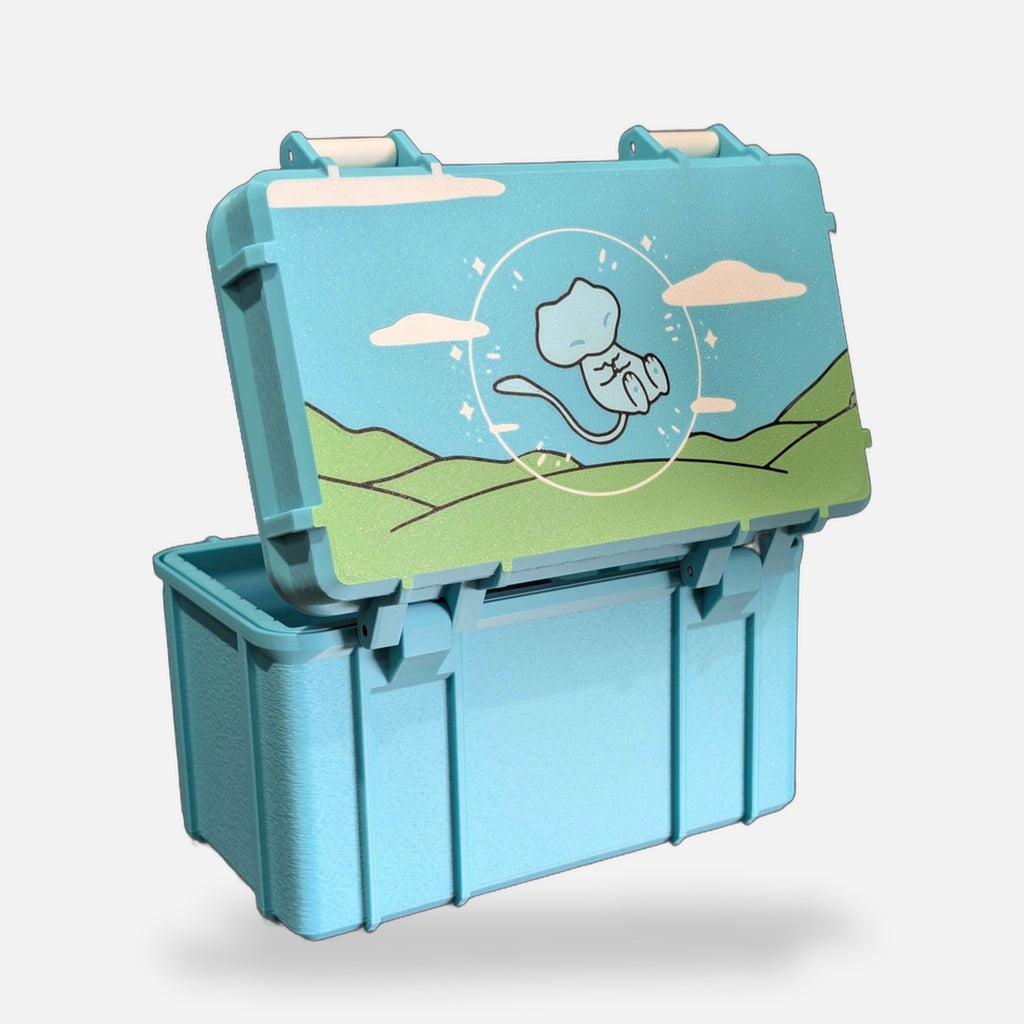 Bubble Mew Trading Card Top Loader Storage Box – FABBOX 3D printed