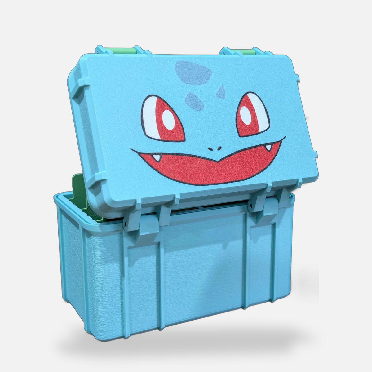 Bulbasaur Trading Card Top Loader Storage Box – FABBOX 3D printed