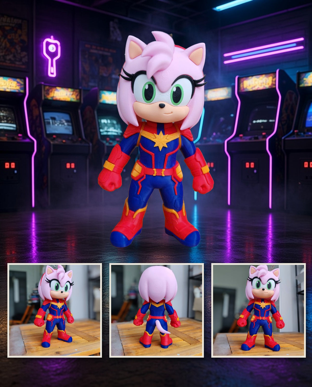 Captain Amy – FABBOX 3D printed