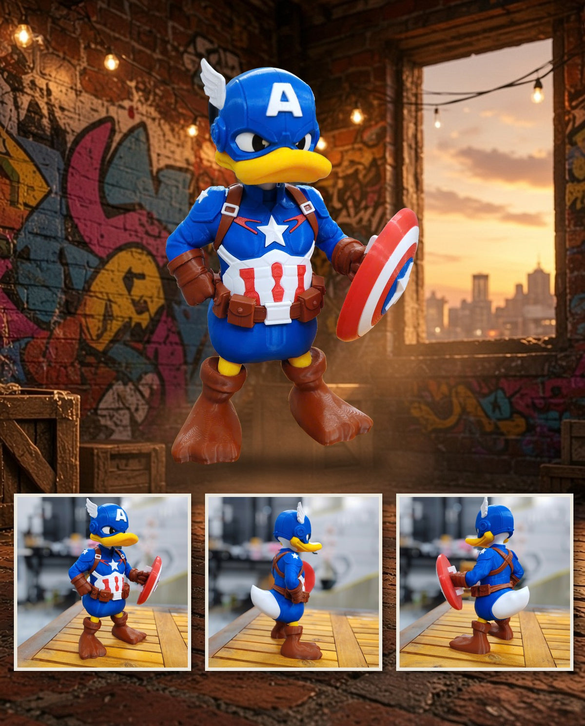 Captain Duck – FABBOX 3D printed