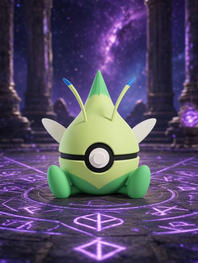 Celebi Character Ball – FABBOX 3D printed