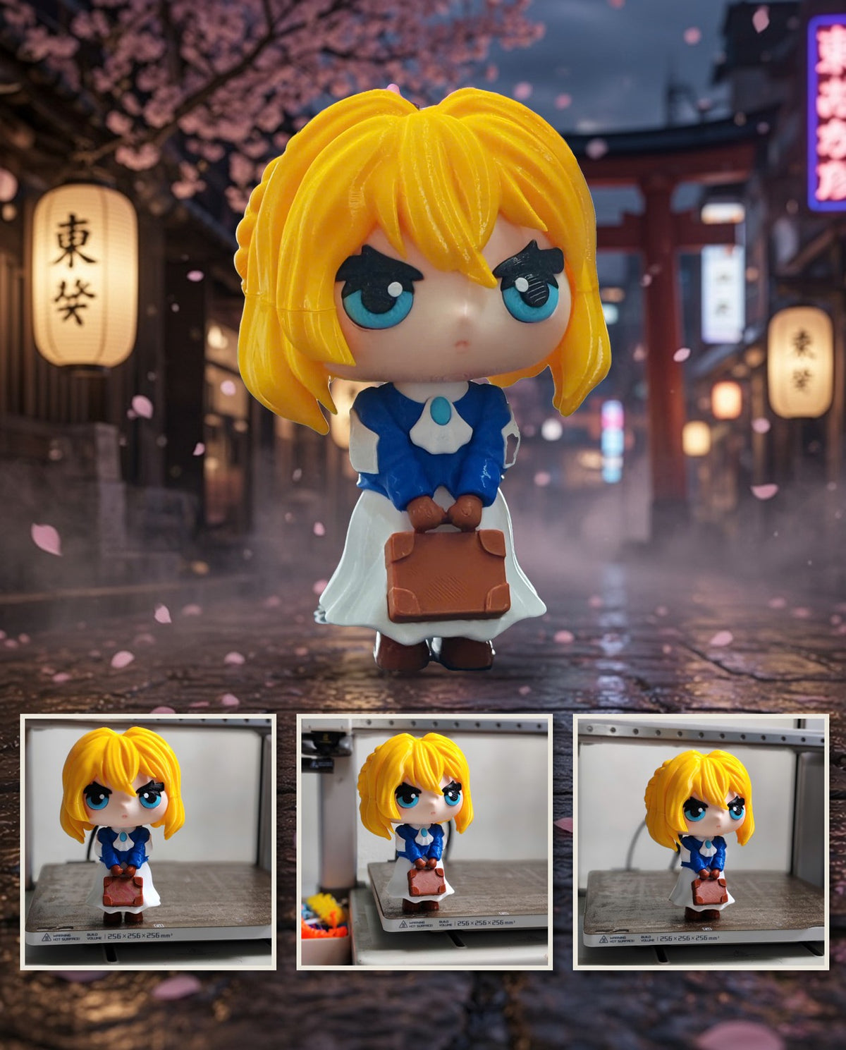 Chibi Violet Evergarden – FABBOX 3D printed
