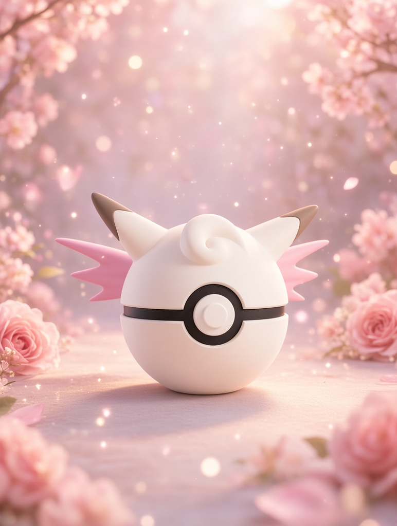 Clefable Character Ball – FABBOX 3D printed