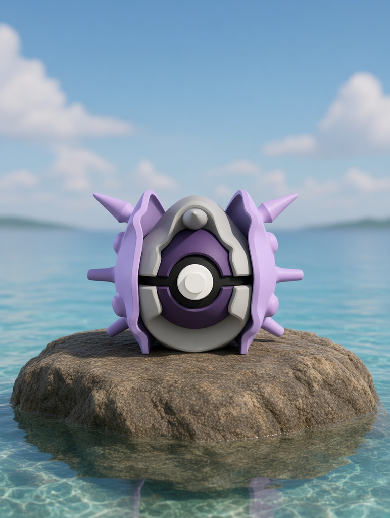 Cloyster Character Ball – FABBOX 3D printed