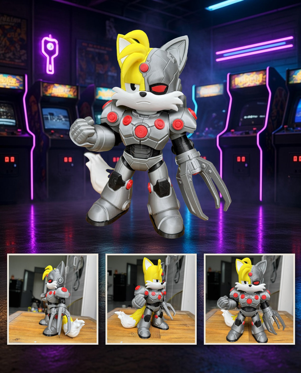 Cyborg Tails – FABBOX 3D printed