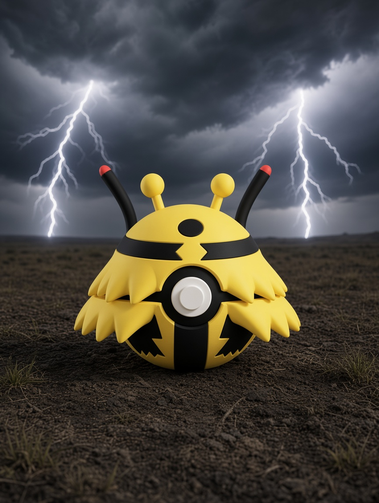Electivire Character Ball – FABBOX 3D printed