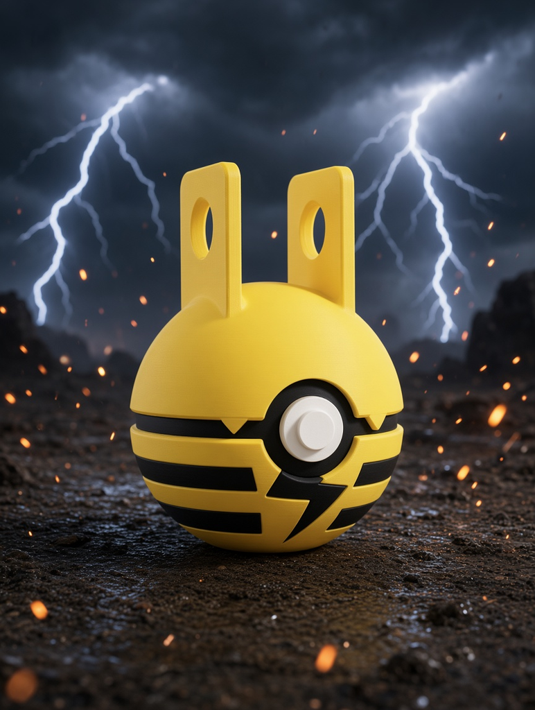 Elekid Character Ball – FABBOX 3D printed