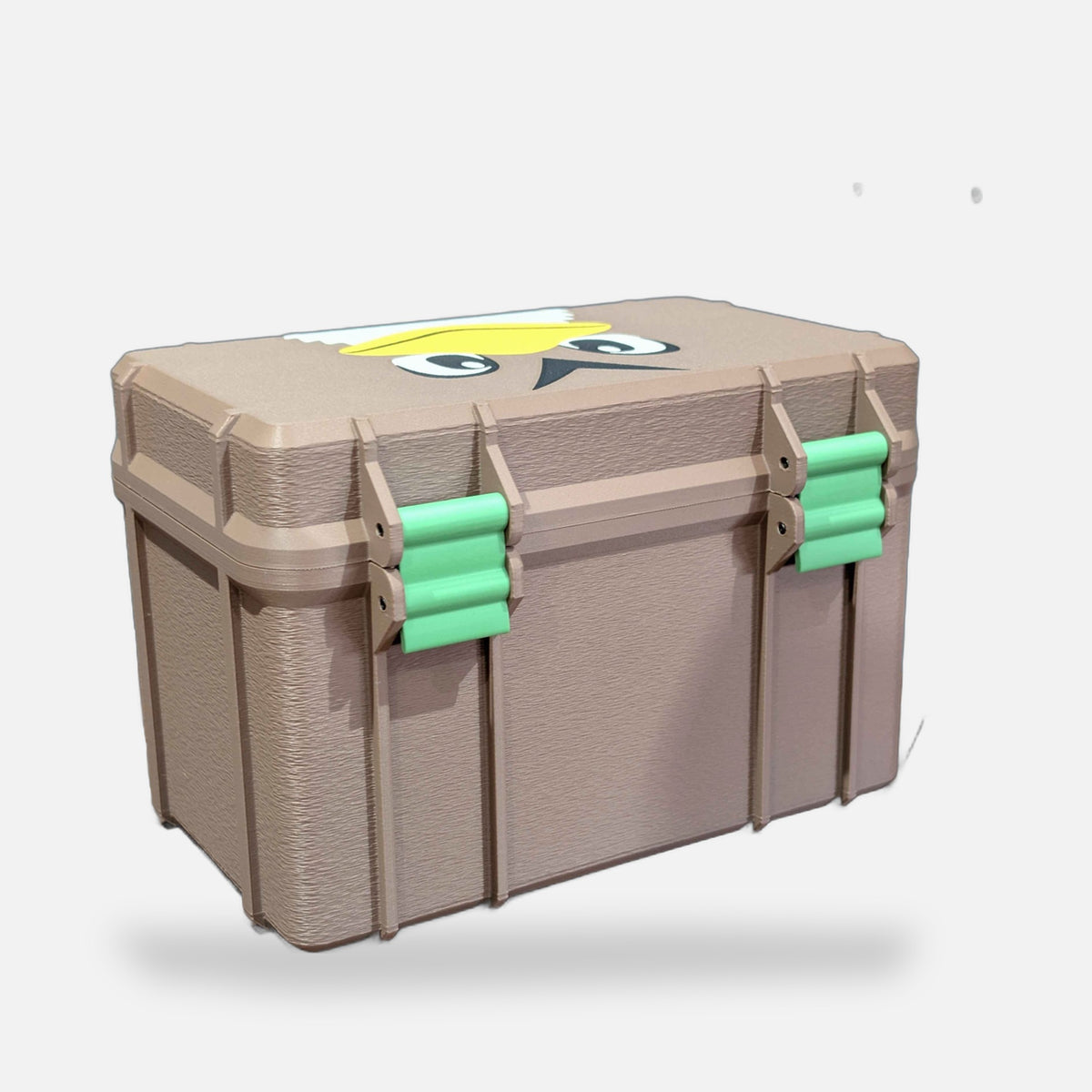 Farfetch'd Trading Card Top Loader Storage Box – FABBOX 3D printed – view 3