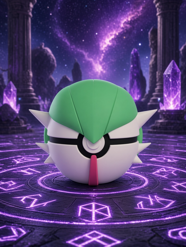 Gardevoir Character Ball – FABBOX 3D printed