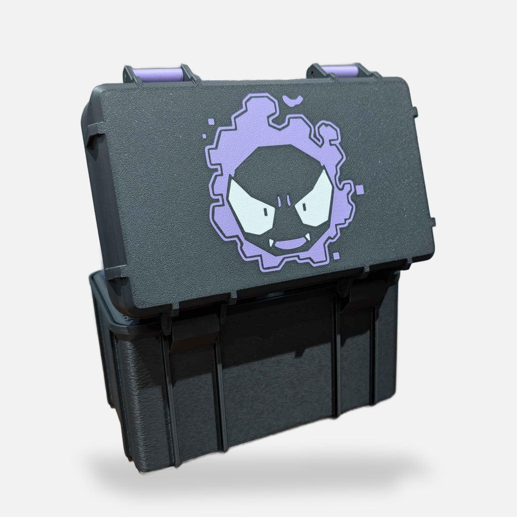 Gastly Head Trading Card Top Loader Storage Box – FABBOX 3D printed