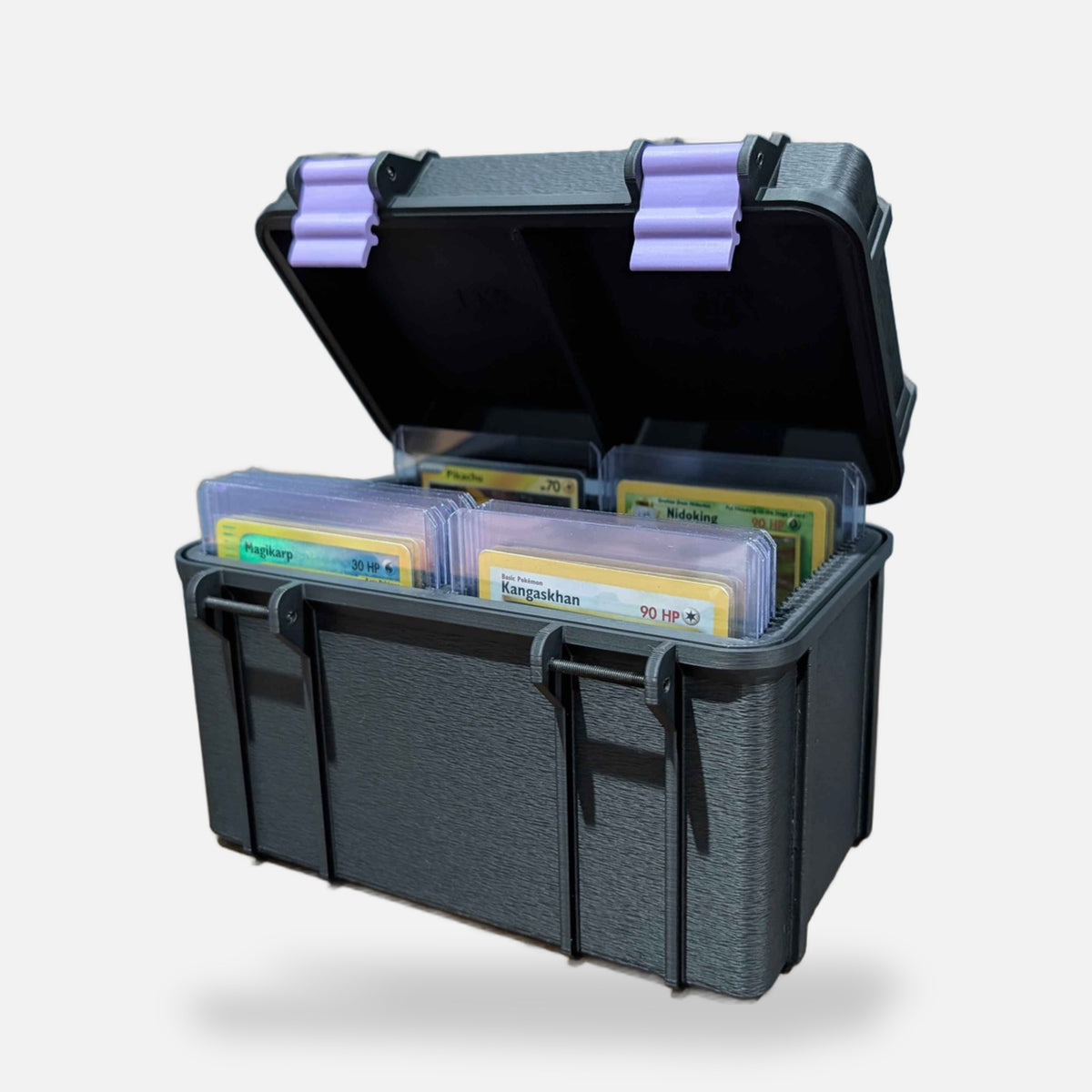 Gastly Head Trading Card Top Loader Storage Box – FABBOX 3D printed – view 2