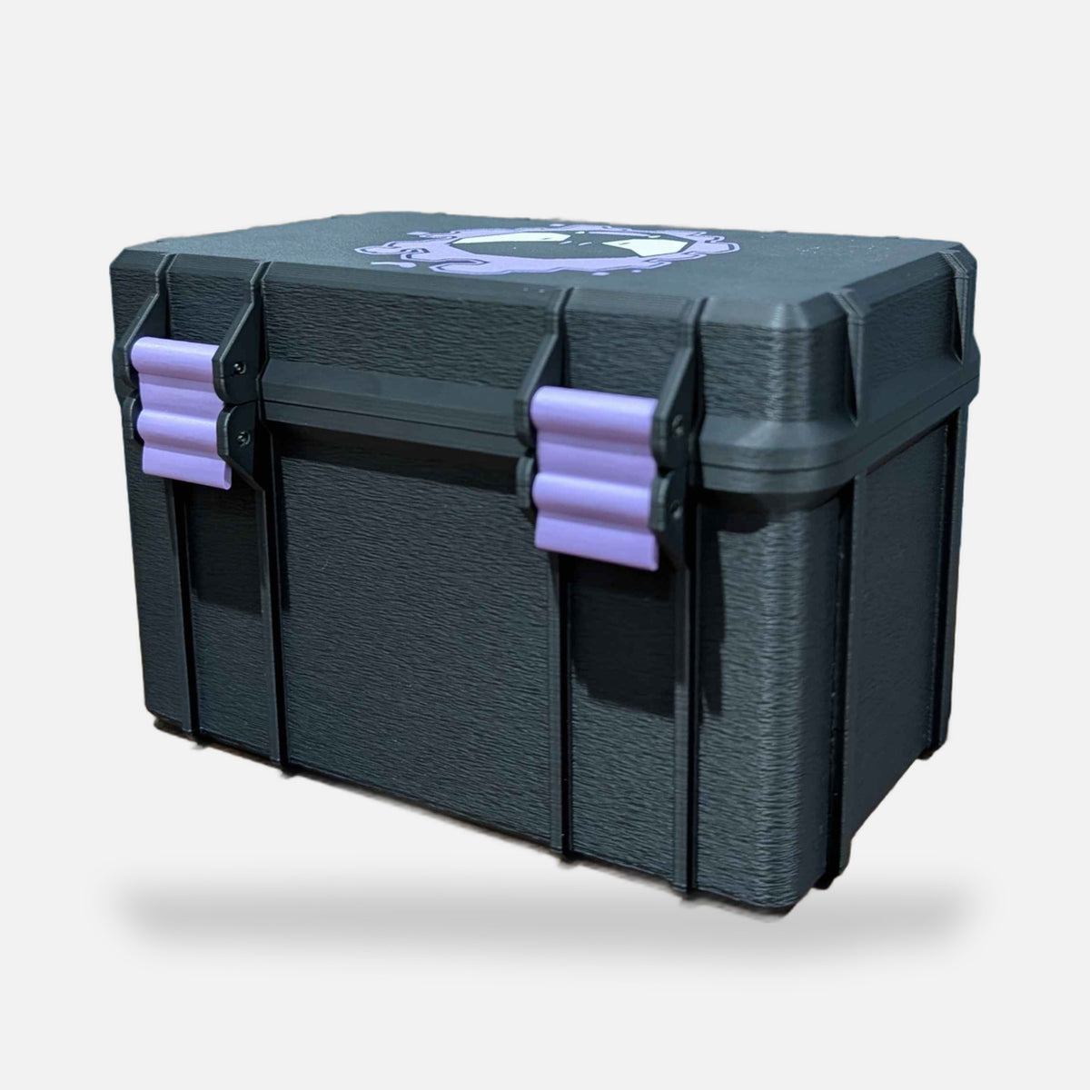 Gastly Head Trading Card Top Loader Storage Box – FABBOX 3D printed – view 3