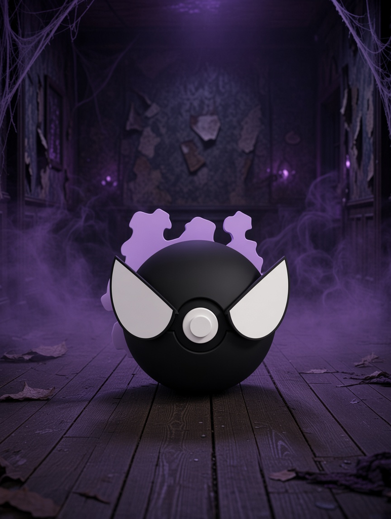 Gastly Character Ball – FABBOX 3D printed
