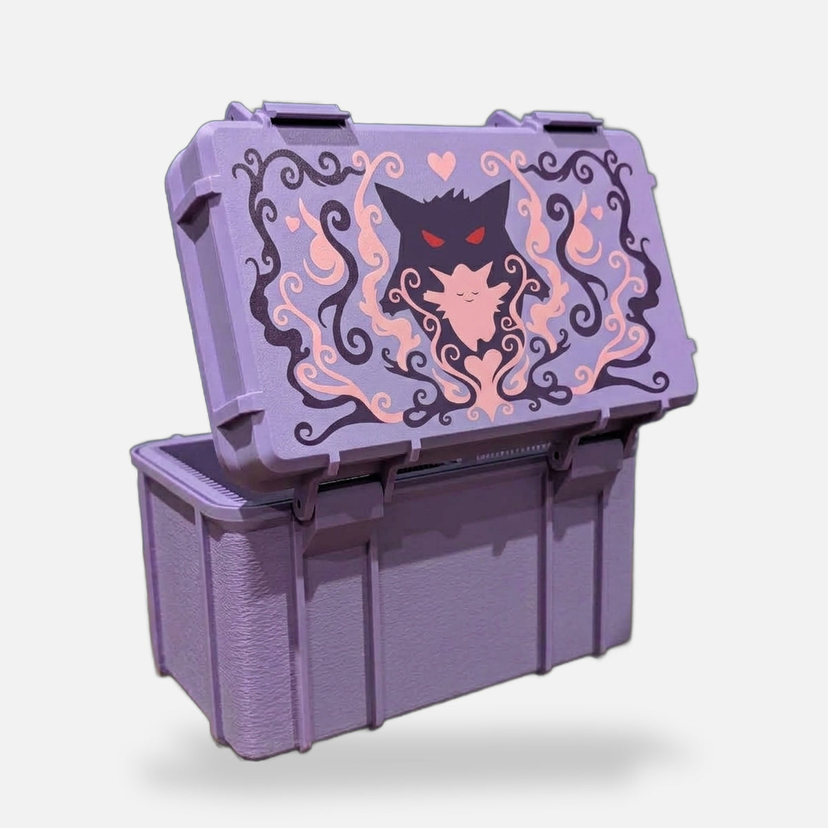 Gengar & Clefable Trading Card Top Loader Storage Box – FABBOX 3D printed