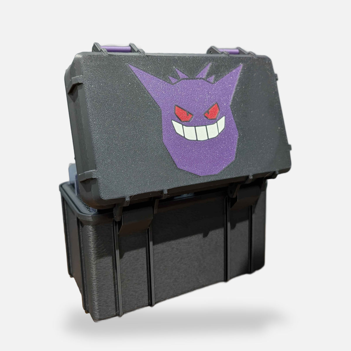 Gengar Head Trading Card Top Loader Storage Box – FABBOX 3D printed