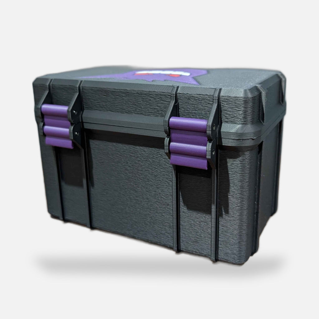 Gengar Head Trading Card Top Loader Storage Box – FABBOX 3D printed – view 3