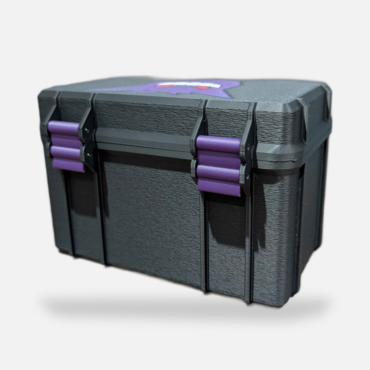 Gengar Head Trading Card Top Loader Storage Box – FABBOX 3D printed – view 3