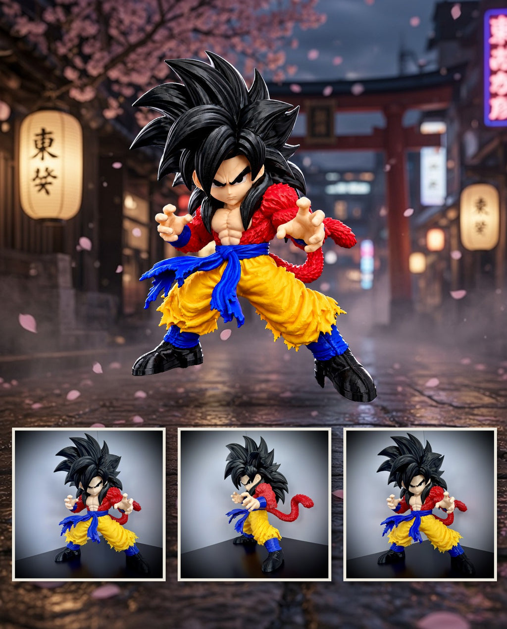 Goku Super Saiyan 4 – FABBOX 3D printed