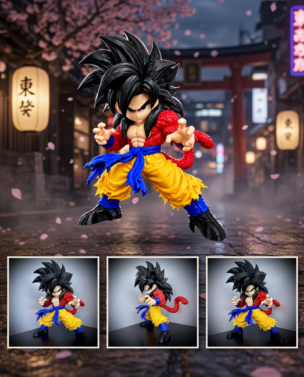 Goku Super Saiyan 4 – FABBOX 3D printed