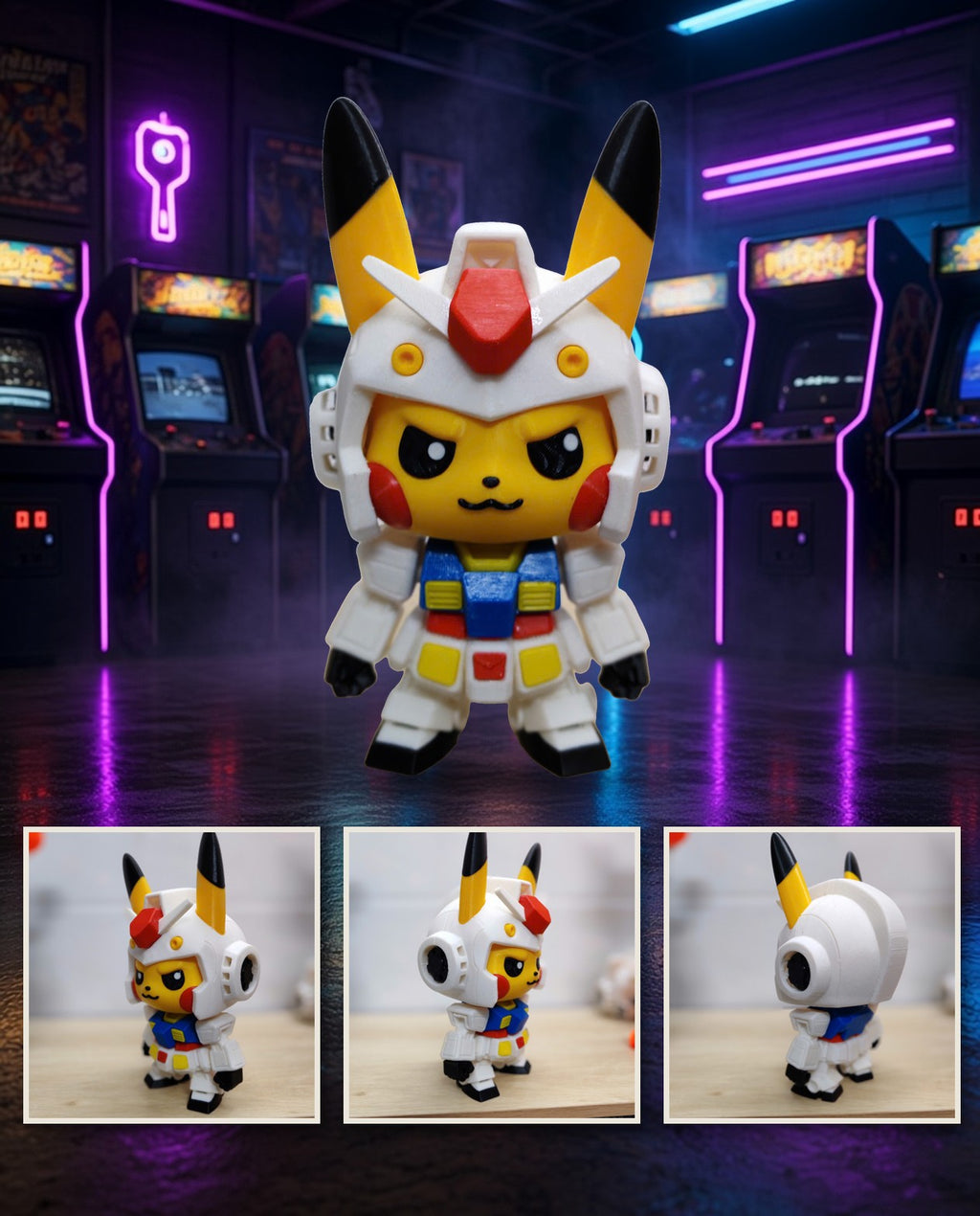 Gundam Pikachu – FABBOX 3D printed