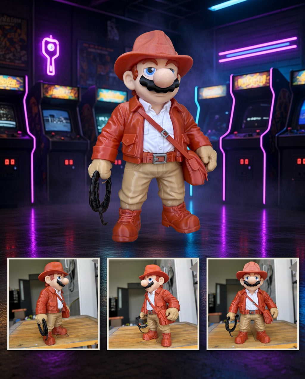 Indiana Mario – FABBOX 3D printed
