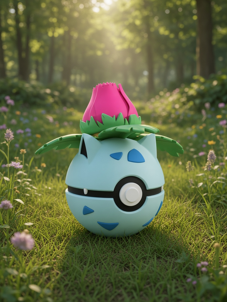 Ivysaur Character Ball – FABBOX 3D printed