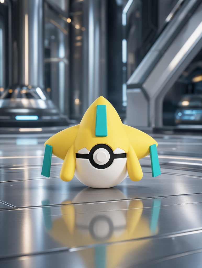 Jirachi Character Ball – FABBOX 3D printed