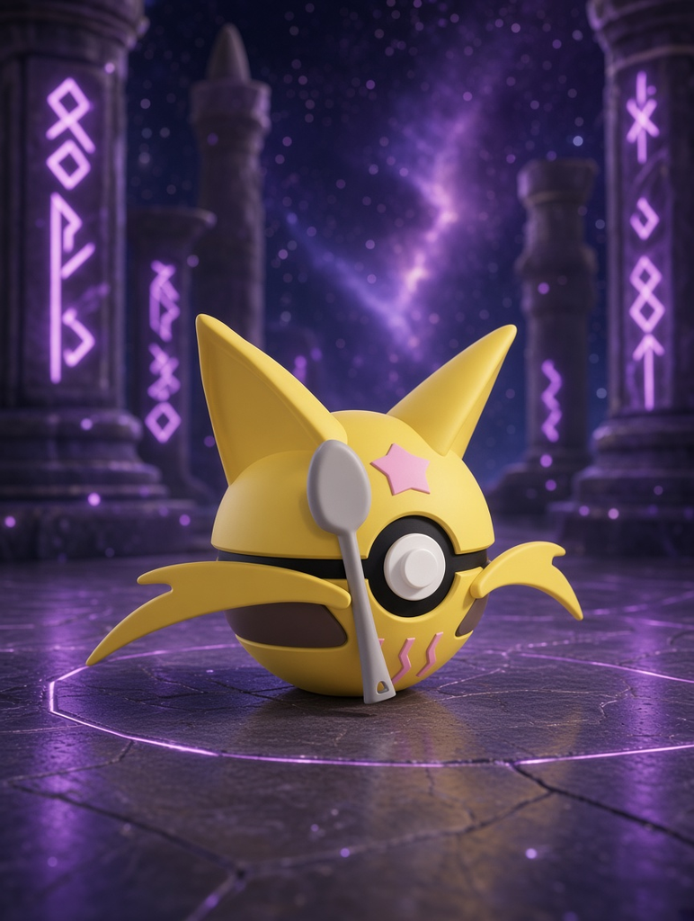 Kadabra Character Ball – FABBOX 3D printed