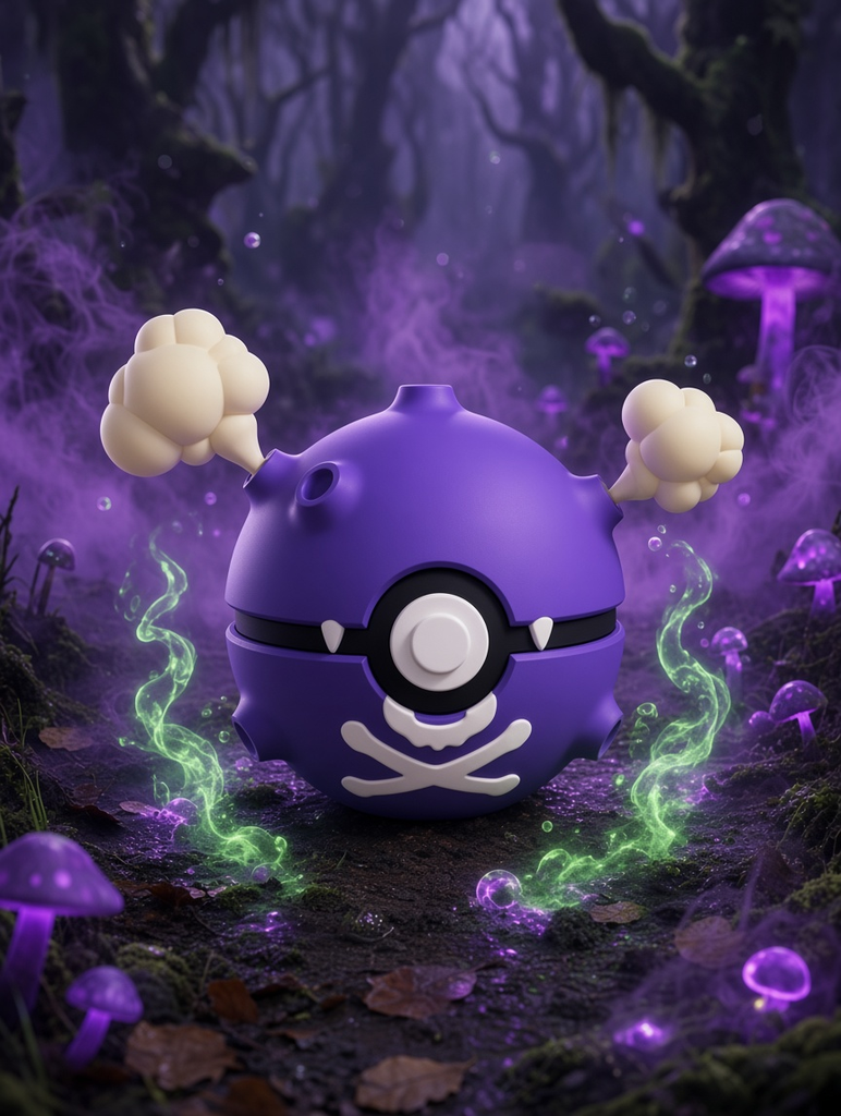 Koffing Character Ball – FABBOX 3D printed