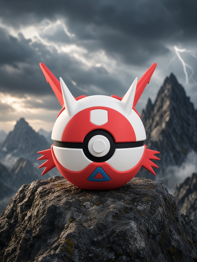 Latias Character Ball – FABBOX 3D printed